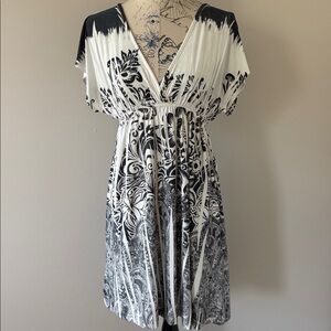 Kisses & Hugs Monochrome Dress